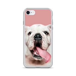 Cute White Bulldog Clear Case for iPhone®