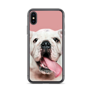 Cute White Bulldog Clear Case for iPhone®