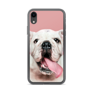 Cute White Bulldog Clear Case for iPhone®