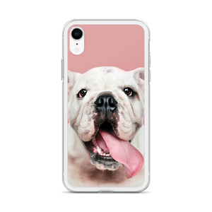 Cute White Bulldog Clear Case for iPhone®