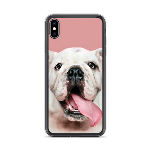 Cute White Bulldog Clear Case for iPhone®