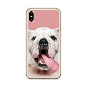 Cute White Bulldog Clear Case for iPhone®