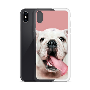 Cute White Bulldog Clear Case for iPhone®