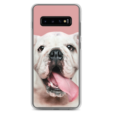 Cute White Bulldog Clear Case for Samsung®