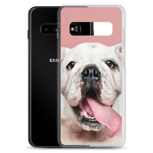 Cute White Bulldog Clear Case for Samsung®