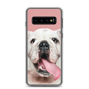 Cute White Bulldog Clear Case for Samsung®