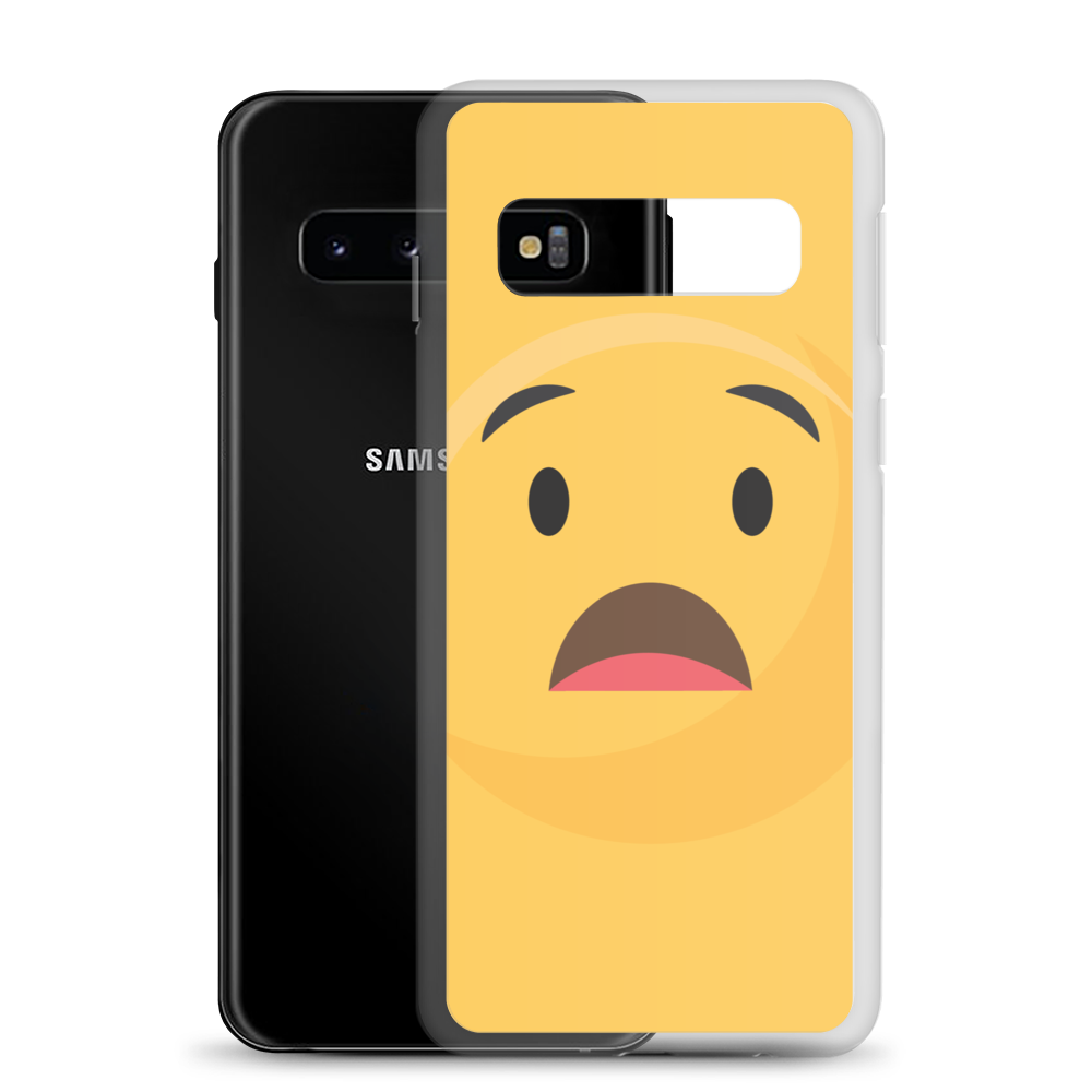 Curious Emoji Clear Case for Samsung®