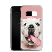 Cute White Bulldog Clear Case for Samsung®