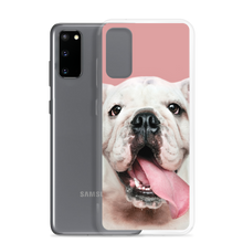 Cute White Bulldog Clear Case for Samsung®