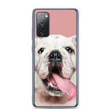 Cute White Bulldog Clear Case for Samsung®