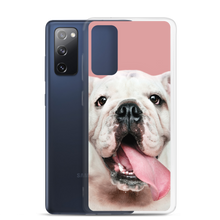 Cute White Bulldog Clear Case for Samsung®