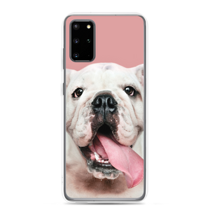 Cute White Bulldog Clear Case for Samsung®