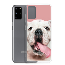 Cute White Bulldog Clear Case for Samsung®