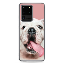 Cute White Bulldog Clear Case for Samsung®