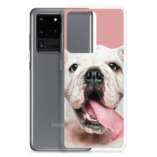 Cute White Bulldog Clear Case for Samsung®