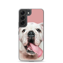 Cute White Bulldog Clear Case for Samsung®