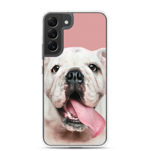 Cute White Bulldog Clear Case for Samsung®