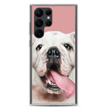 Cute White Bulldog Clear Case for Samsung®