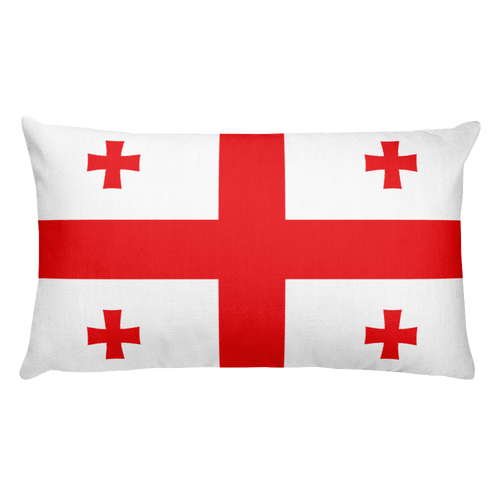 Default Title Georgia Flag Allover Print Rectangular Pillow Home by Design Express