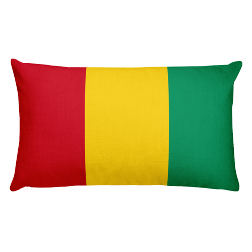 Default Title Guinea Flag Allover Print Rectangular Pillow Home by Design Express