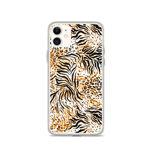 iPhone 11 Tiger Seamless Pattern iPhone Case by Design Express