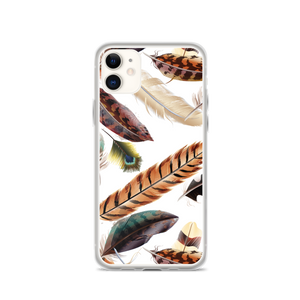 iPhone 11 Feathers Pattern iPhone Case by Design Express