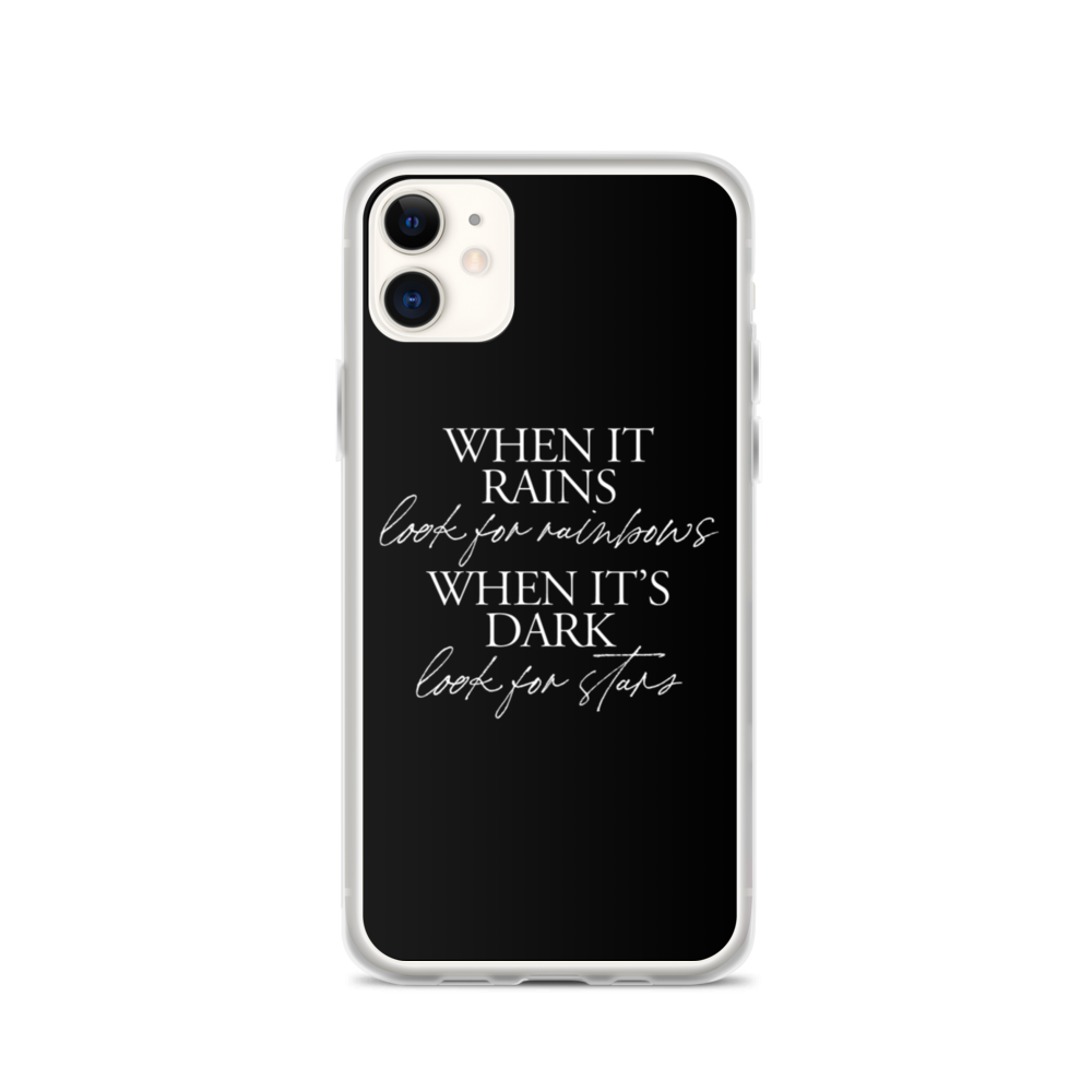 iPhone 11 When it rains, look for rainbows (Quotes) iPhone Case by Design Express