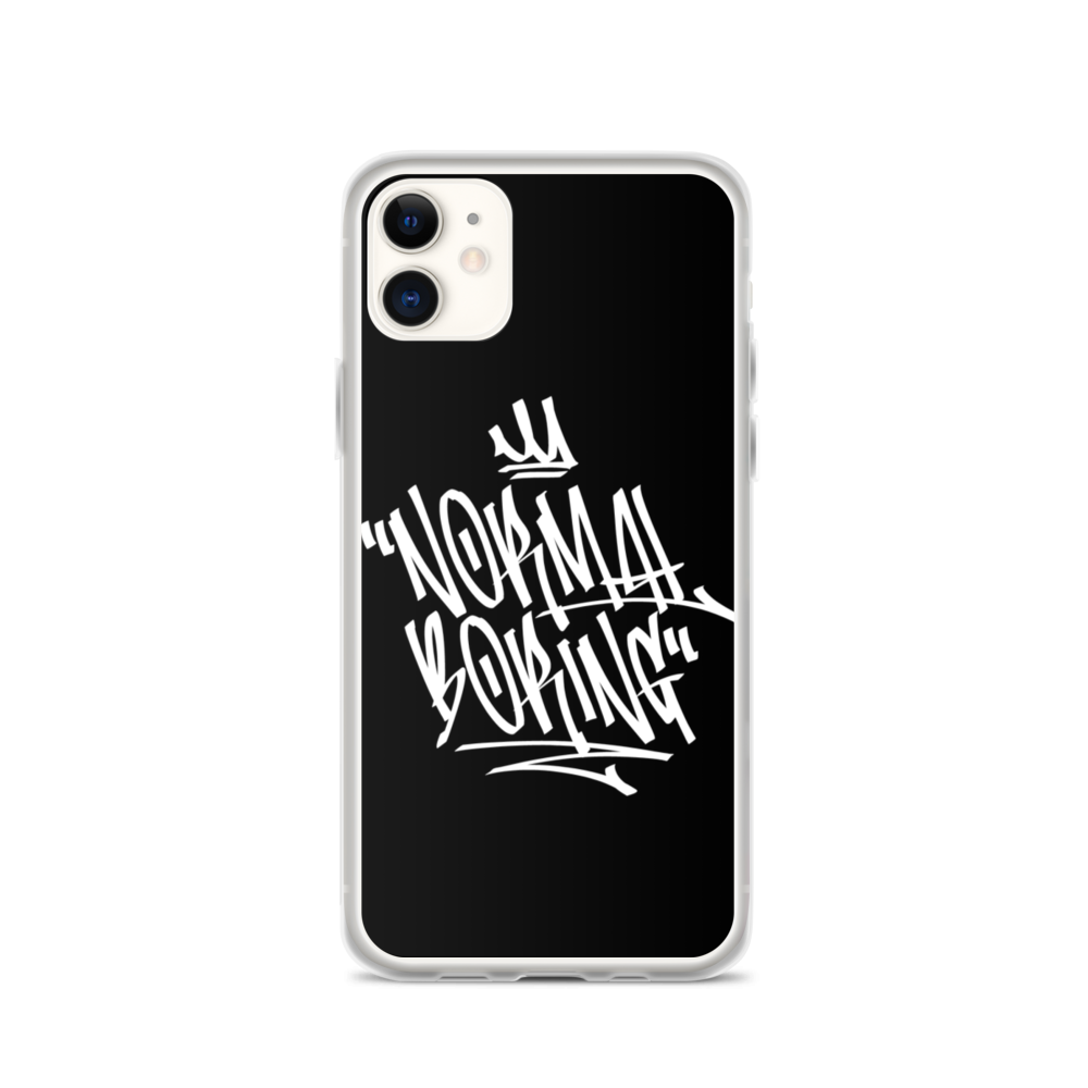 iPhone 11 Normal is Boring Graffiti (motivation) iPhone Case by Design Express