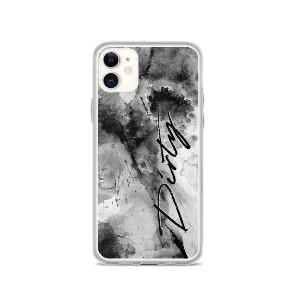 iPhone 11 Dirty Abstract Ink Art iPhone Case by Design Express