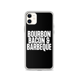 Bourbon Bacon & Barbeque (Funny) iPhone Case