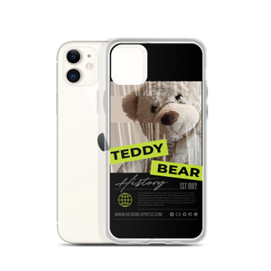 Teddy Bear Hystory iPhone Case Black by Design Express