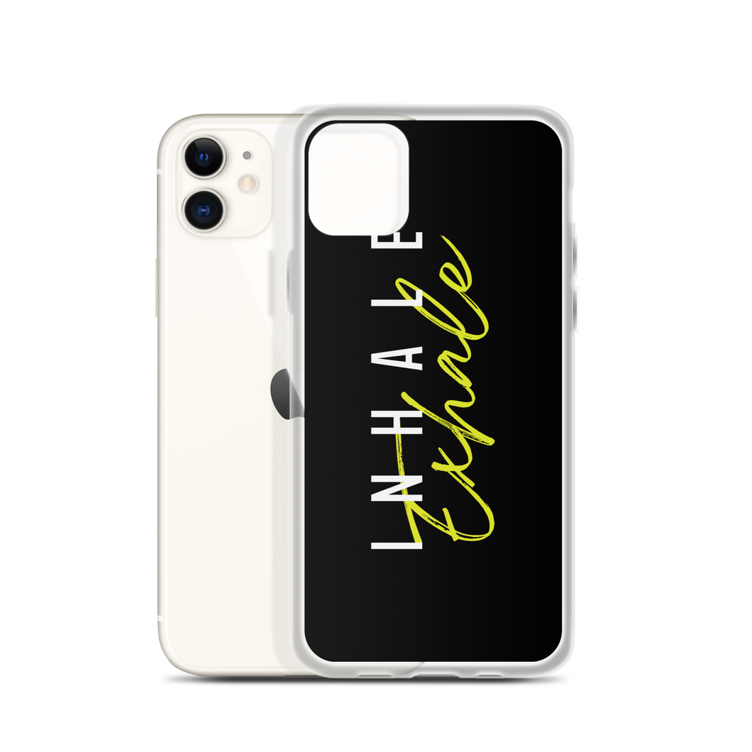 Inhale Exhale Clear Case for iPhone®