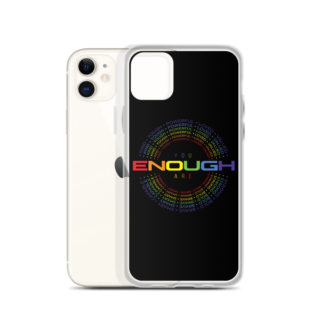 You Are Enough (Colorful) Clear Case for iPhone®