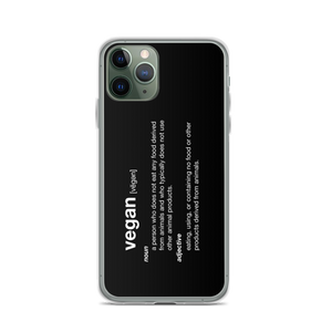 iPhone 11 Pro Vegan Dictionary iPhone Case by Design Express