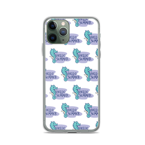 iPhone 11 Pro Seahorse Hello Summer iPhone Case by Design Express