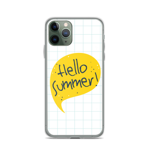 iPhone 11 Pro Hello Summer Yellow iPhone Case by Design Express