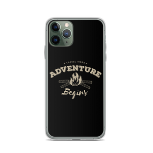 iPhone 11 Pro Travel More Adventure Begins iPhone Case by Design Express