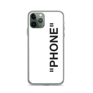 iPhone 11 Pro "PRODUCT" Series "PHONE" iPhone Case White by Design Express