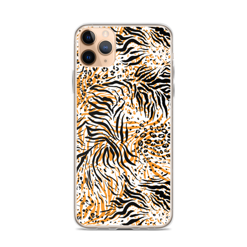 iPhone 11 Pro Max Tiger Seamless Pattern iPhone Case by Design Express