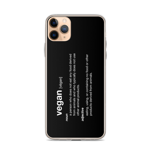 iPhone 11 Pro Max Vegan Dictionary iPhone Case by Design Express