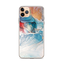 iPhone 11 Pro Max Colorful Marble Liquid ink Art Full Print iPhone Case by Design Express