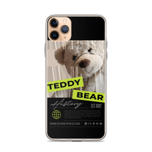 iPhone 11 Pro Max Teddy Bear Hystory iPhone Case Black by Design Express