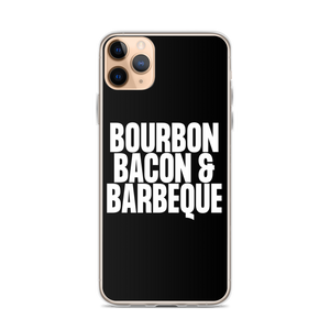 Bourbon Bacon & Barbeque (Funny) iPhone Case