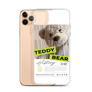 Teddy Bear Hystory iPhone Case by Design Express