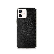iPhone 12 Black Snake Skin iPhone Case by Design Express