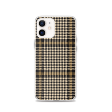 iPhone 12 Herringbone Glen Plaid Pattern iPhone Case by Design Express
