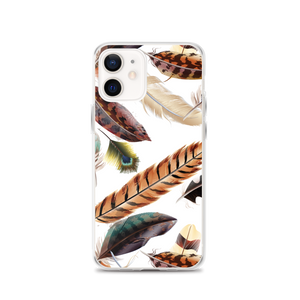 iPhone 12 Feathers Pattern iPhone Case by Design Express