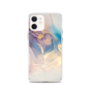 iPhone 12 Soft Marble Liquid ink Art Full Print iPhone Case by Design Express