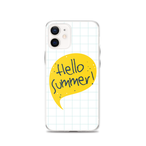 iPhone 12 Hello Summer Yellow iPhone Case by Design Express