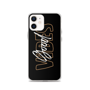 iPhone 12 Good Vibes Typo iPhone Case by Design Express